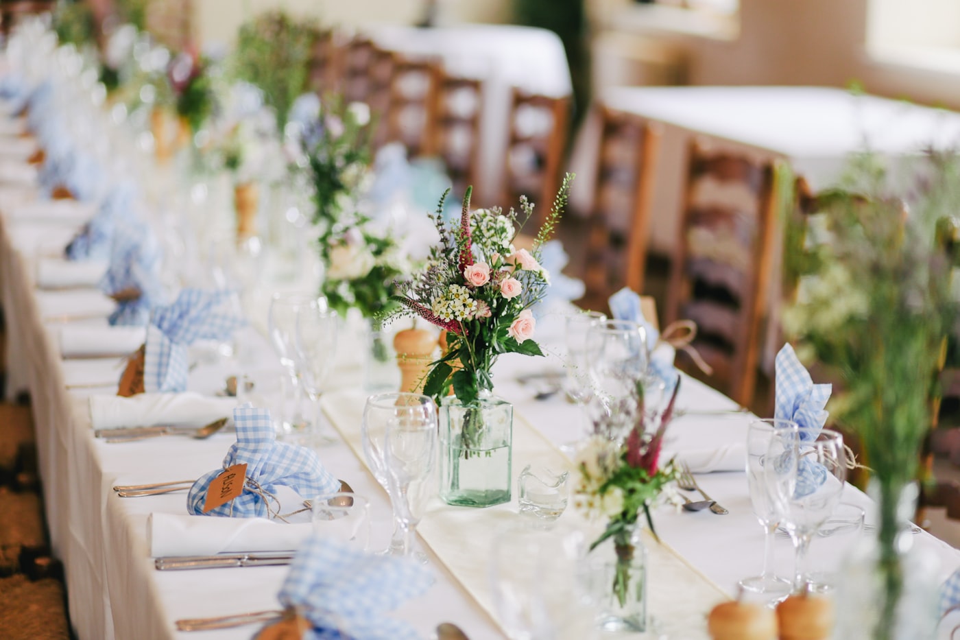 Intimate wedding ceremony moment